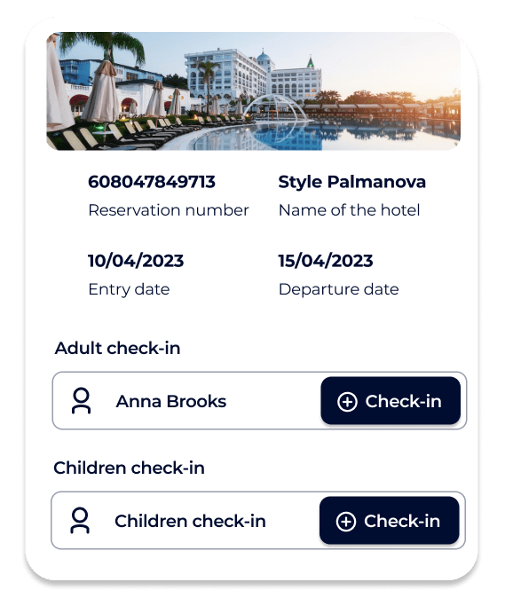 Online Check-in App for Hotels