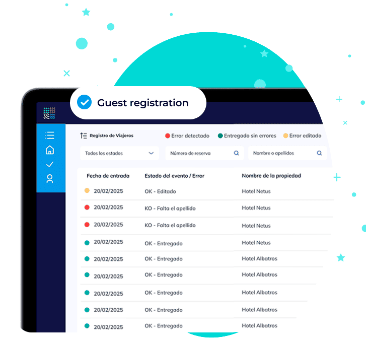 Hotel guest registration | check in hoteles | Civitfun